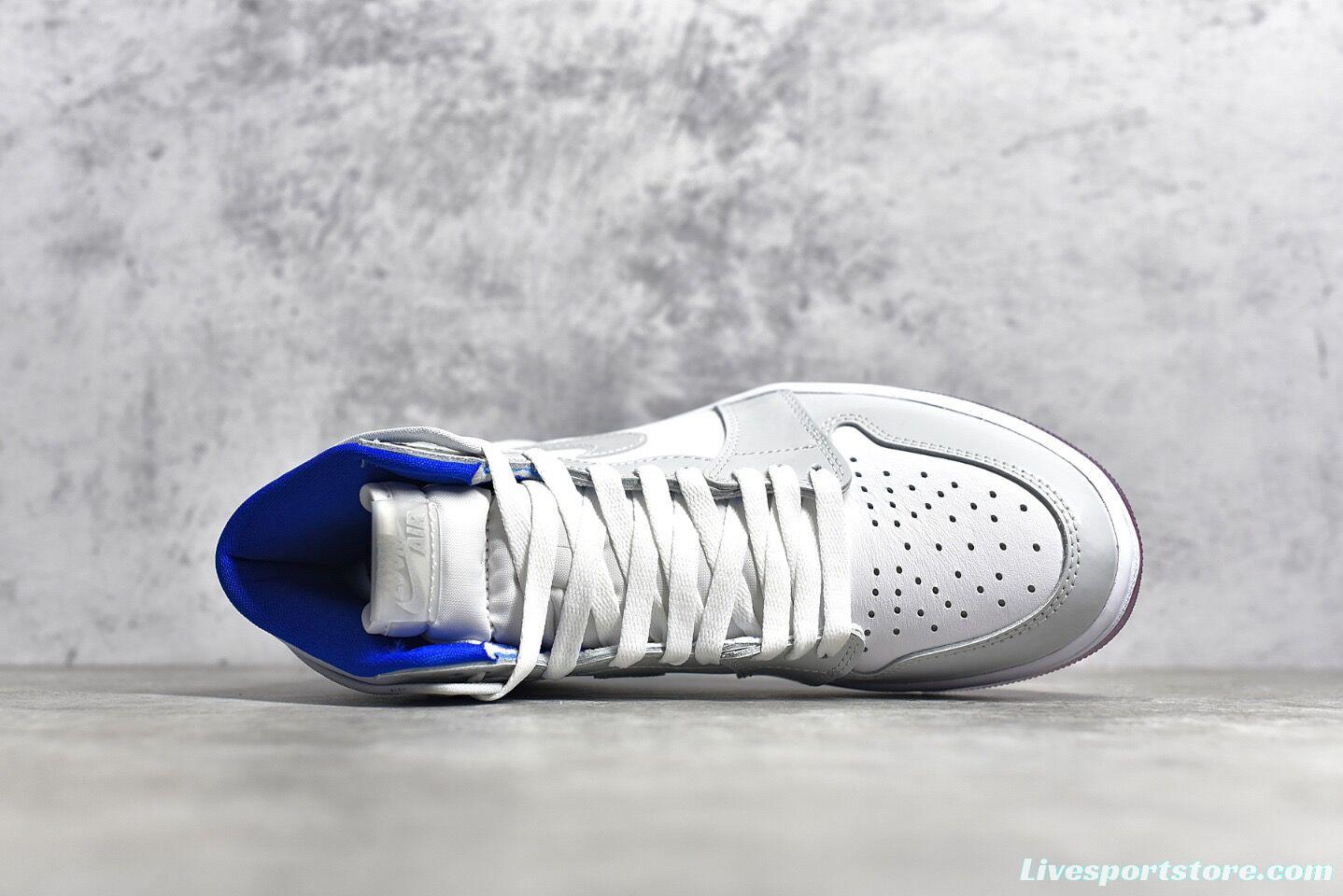 Jordan 1 Retro High Zoom White Racer Blue