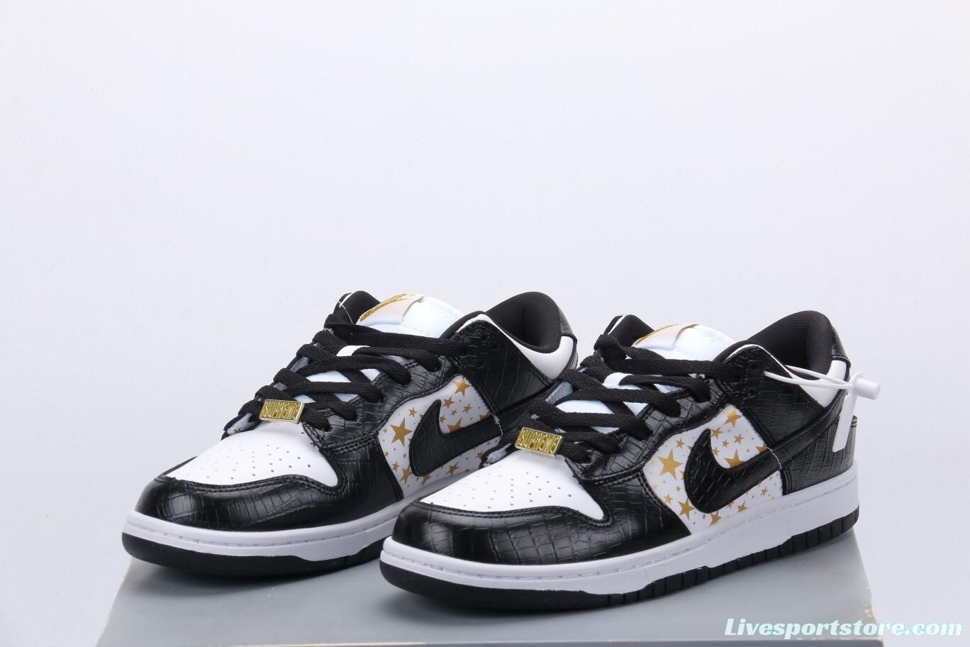 Supreme X Nike SB Dunk Low “Black Stars”