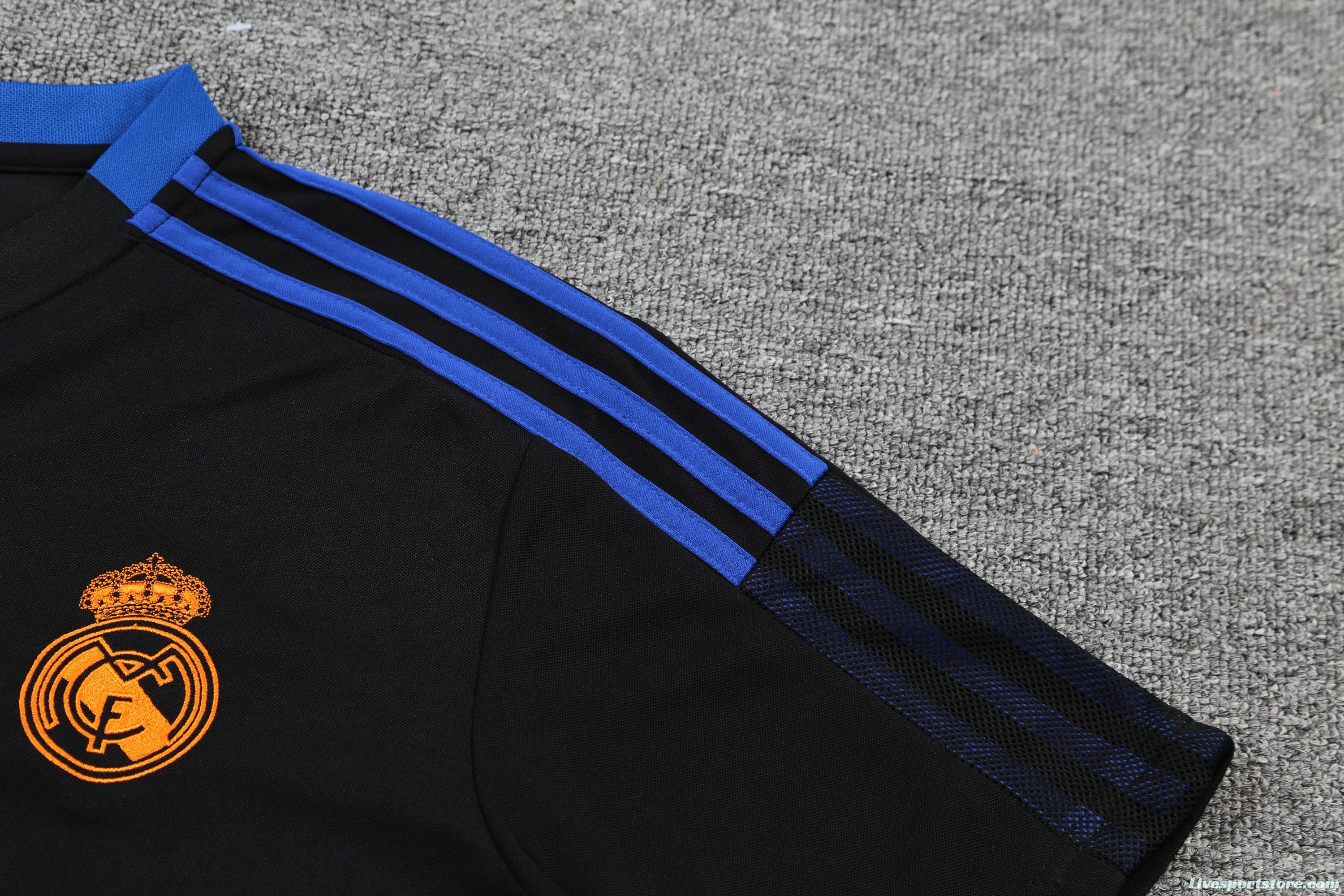 Real Madrid POLO kit black and blue stripes (not supported to be sold separately)