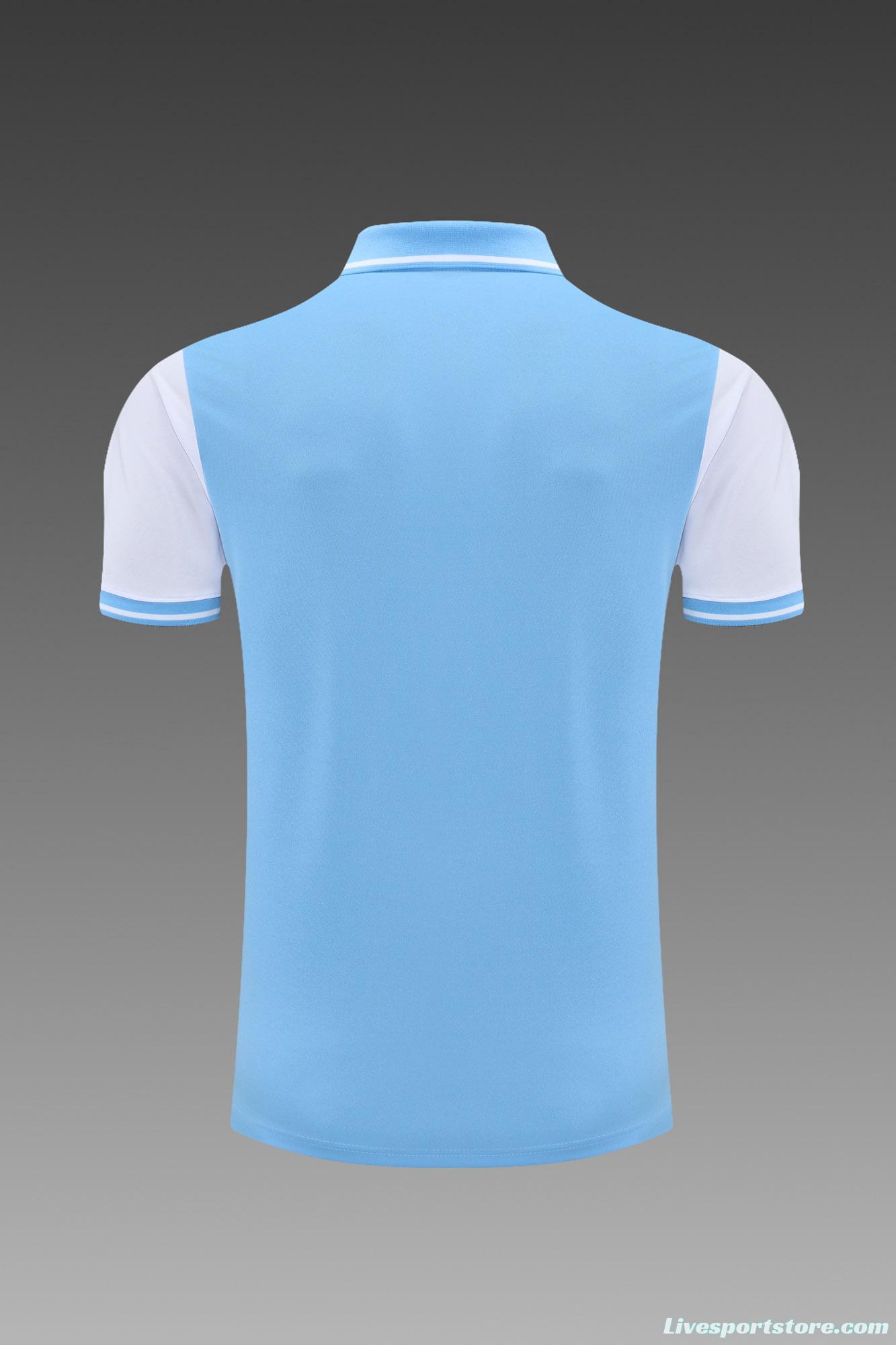 Olympique de Marseille POLO kit blue and white (not sold separately)