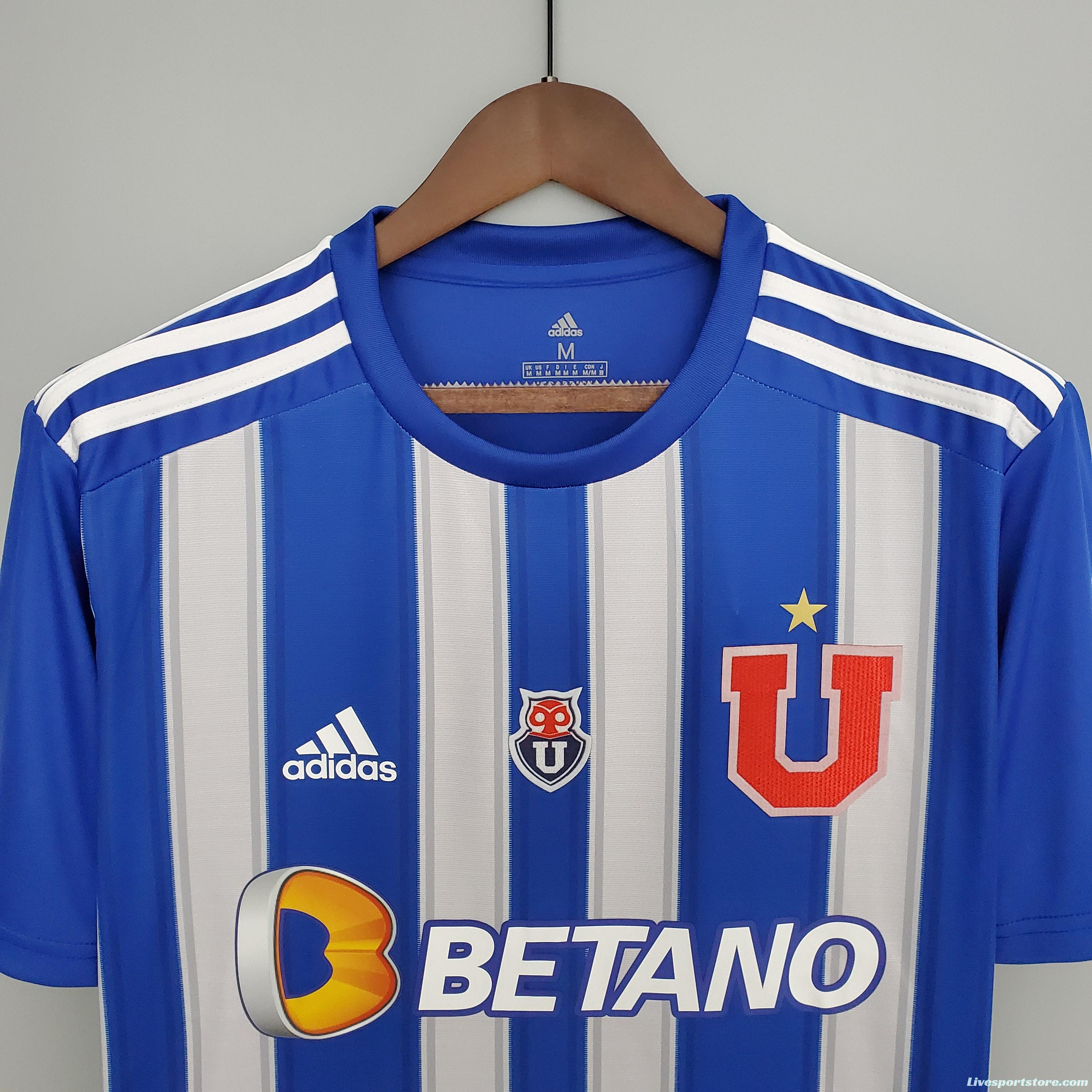 22/23 Universidad de Chile Pre-match Soccer Jersey