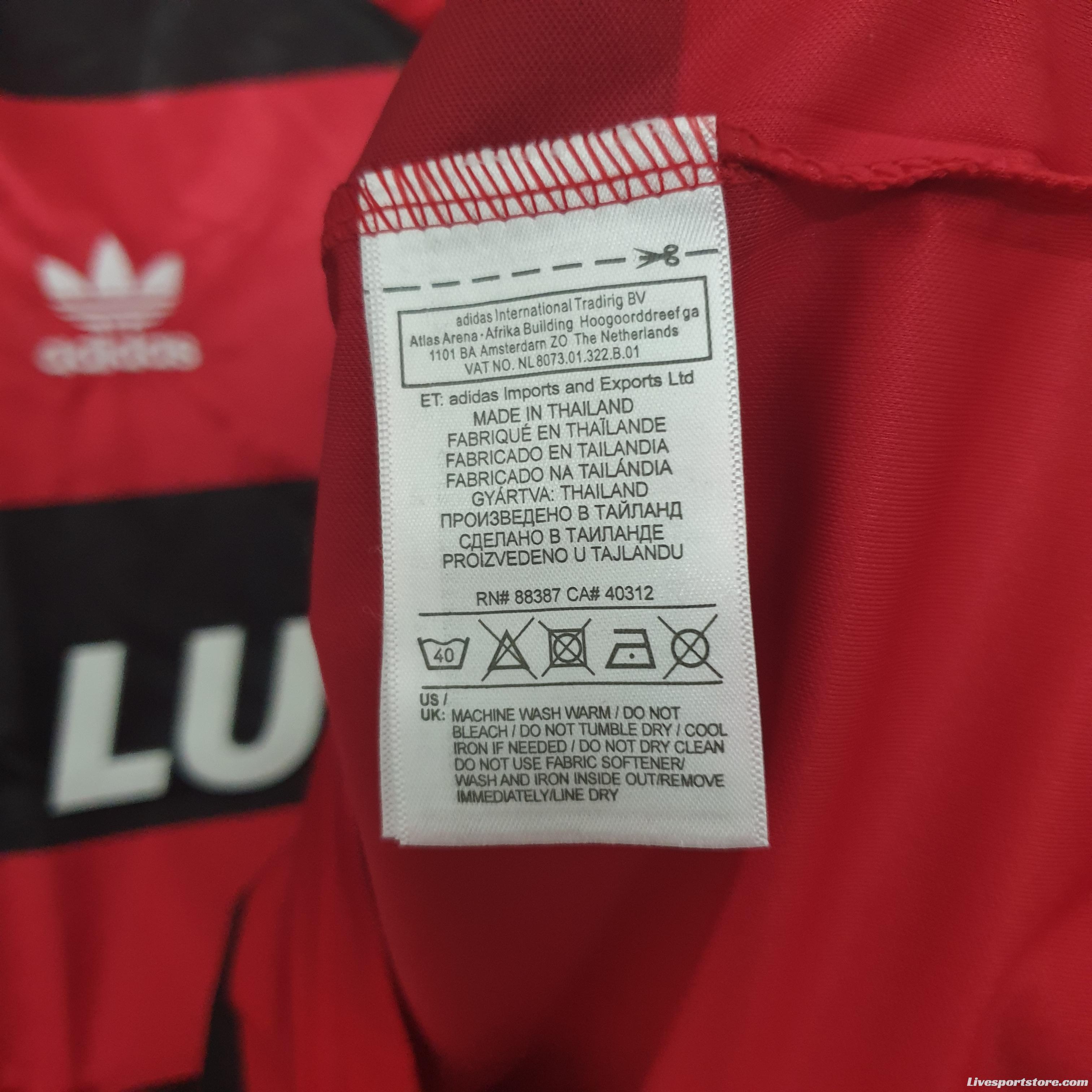 Flamengo 1990 retro shirt home Soccer Jersey