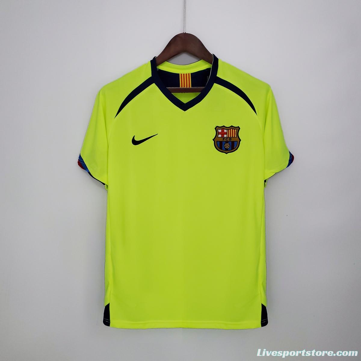 Retro Barcelona 05/06 away Soccer Jersey