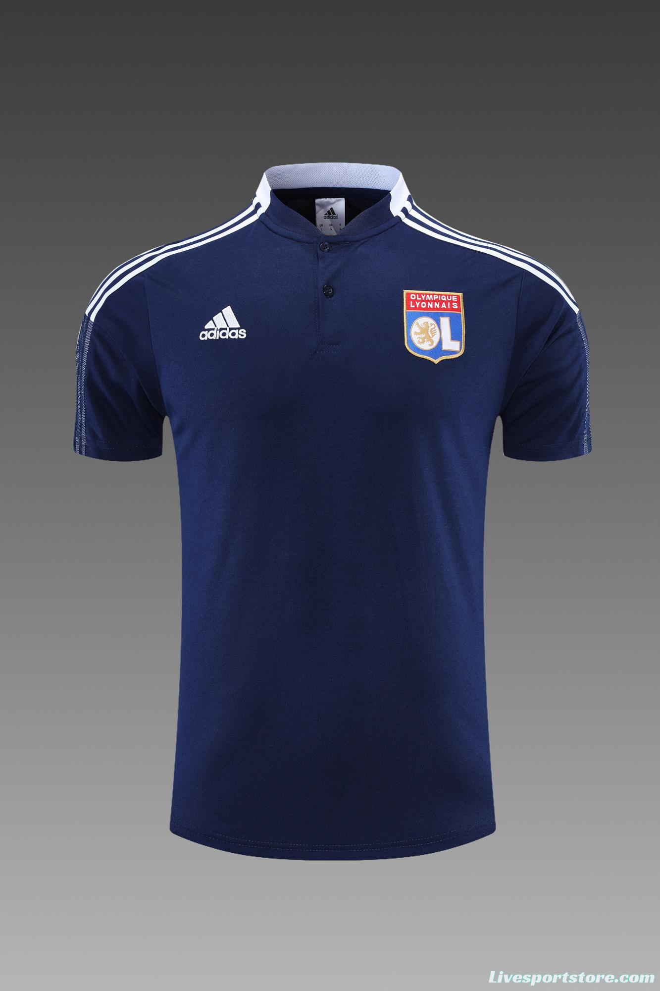 Olympique Lyonnais POLO kit dark blue (not supported to be sold separately)