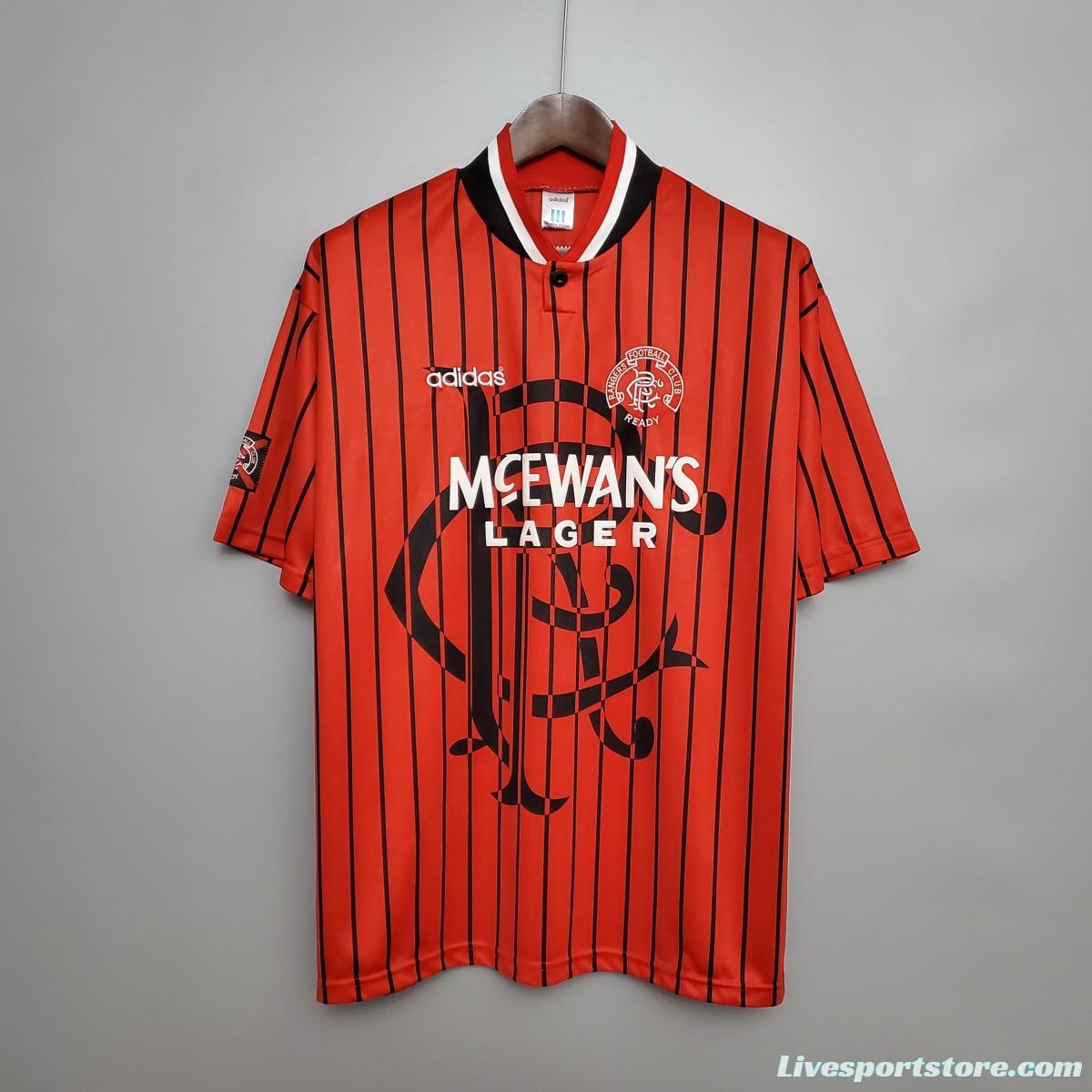 Retro 94-95 Rangers Away Soccer Jersey