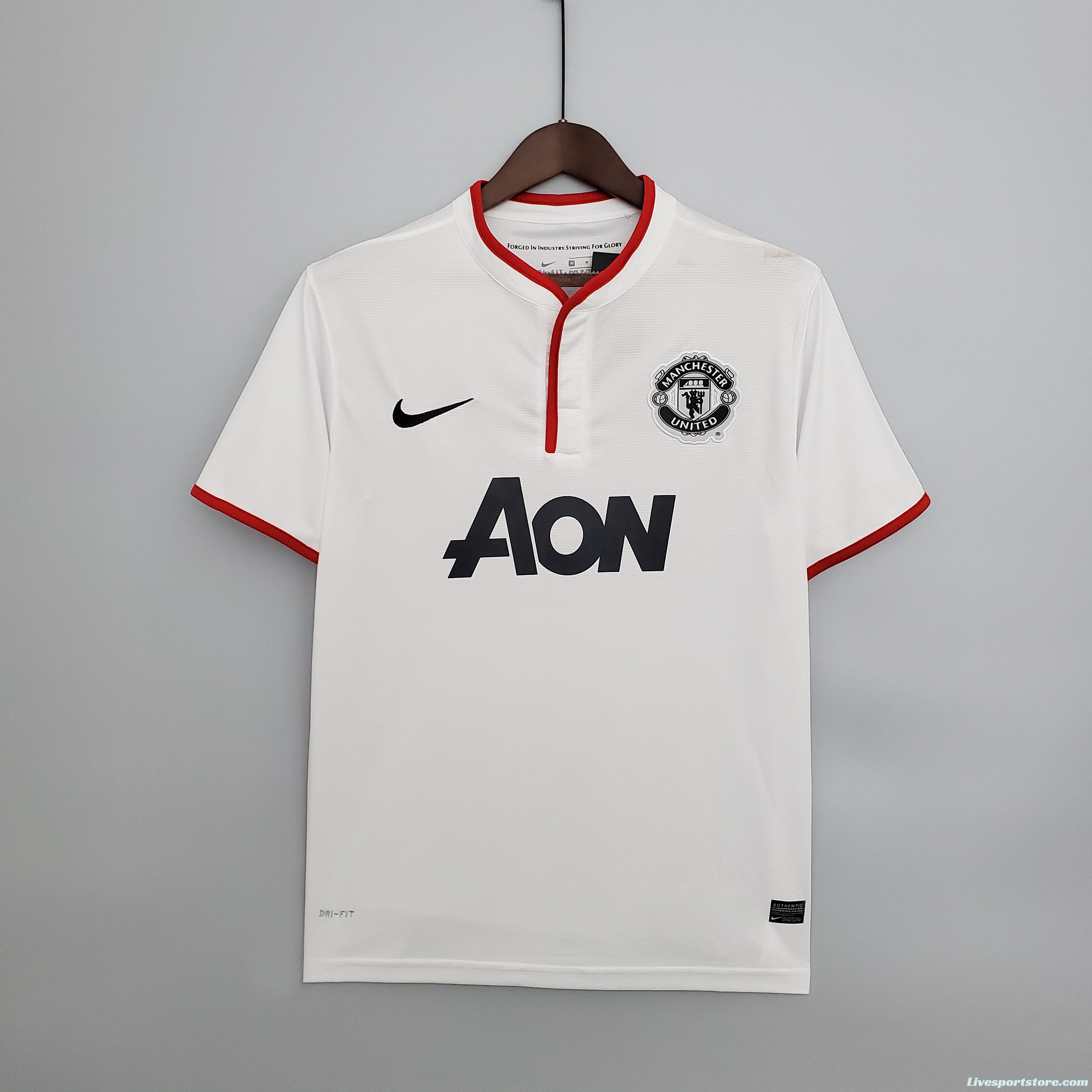 Retro 13/14 Manchester United away Soccer Jersey