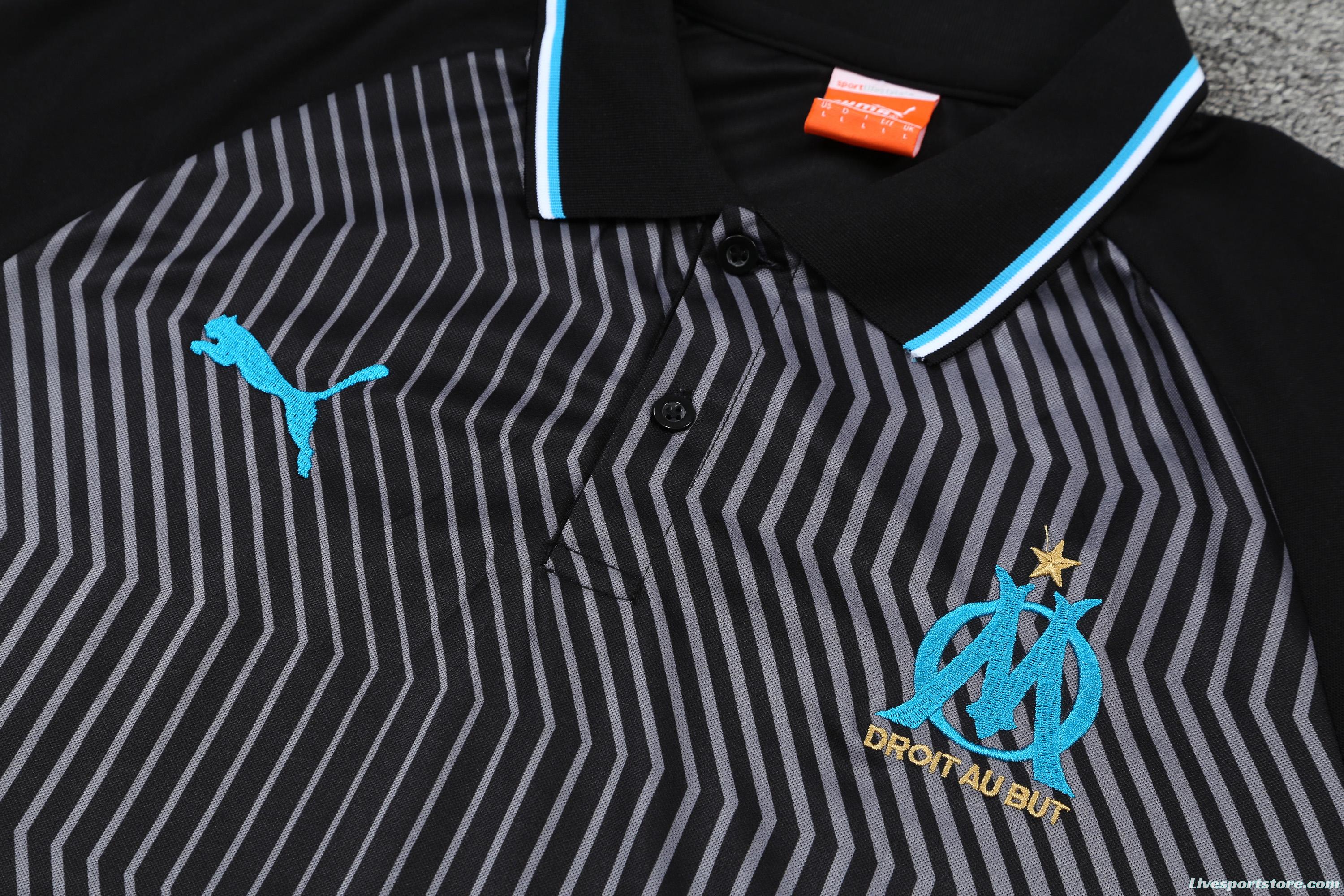 Olympique de Marseille POLO kit Grey (not supported to be sold separately)