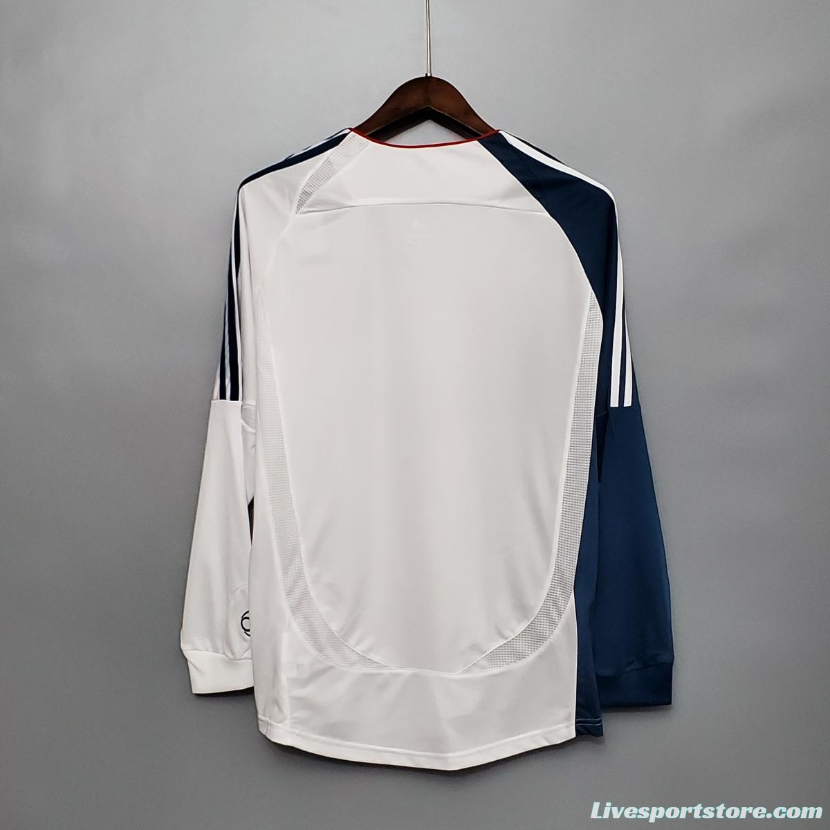 Retro 06/07 Long sleeve Liverpool away Soccer Jersey