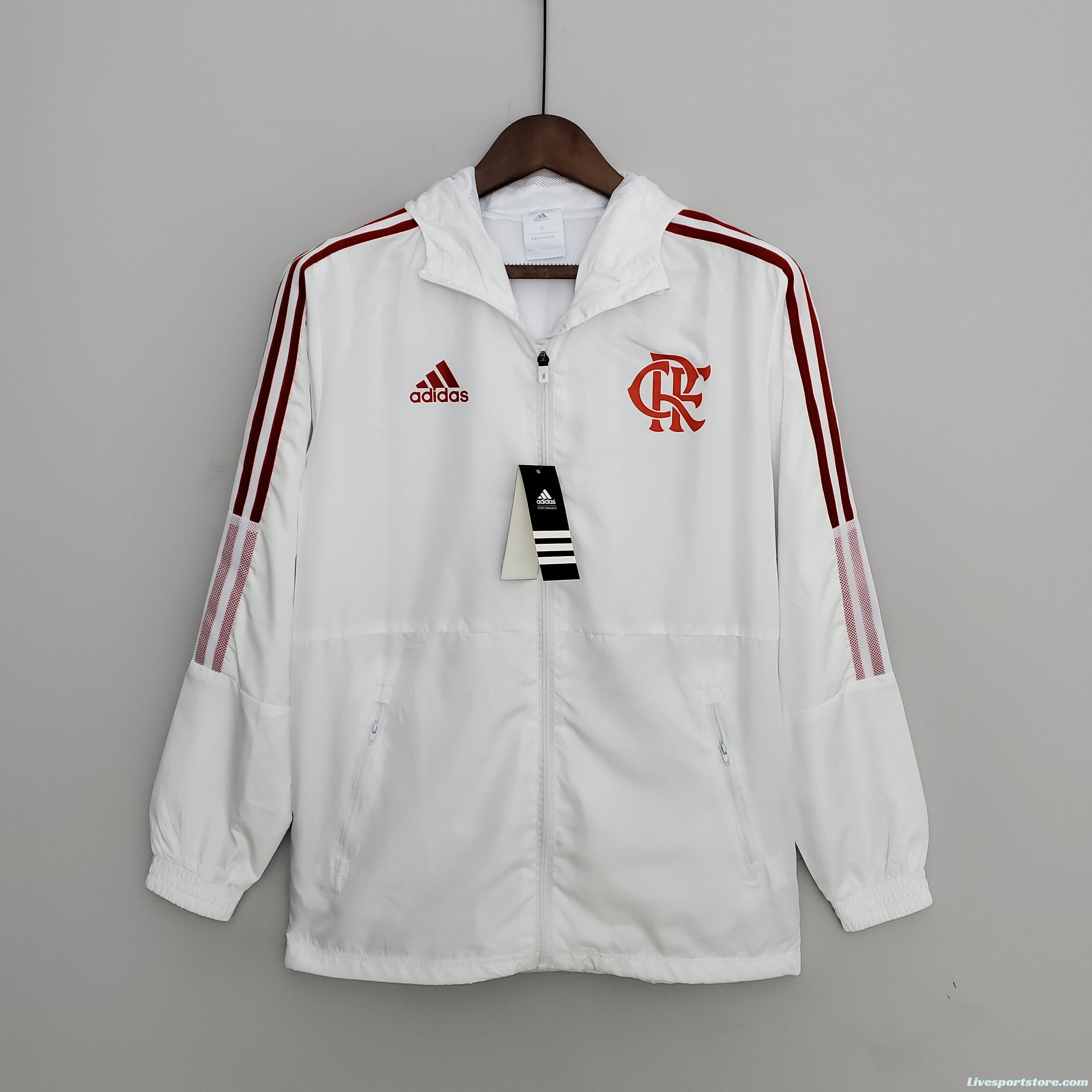 2022 Flamengo Windbreaker White