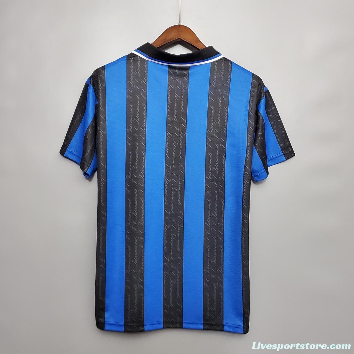 Retro 97/98 Inter Milan home Soccer Jersey