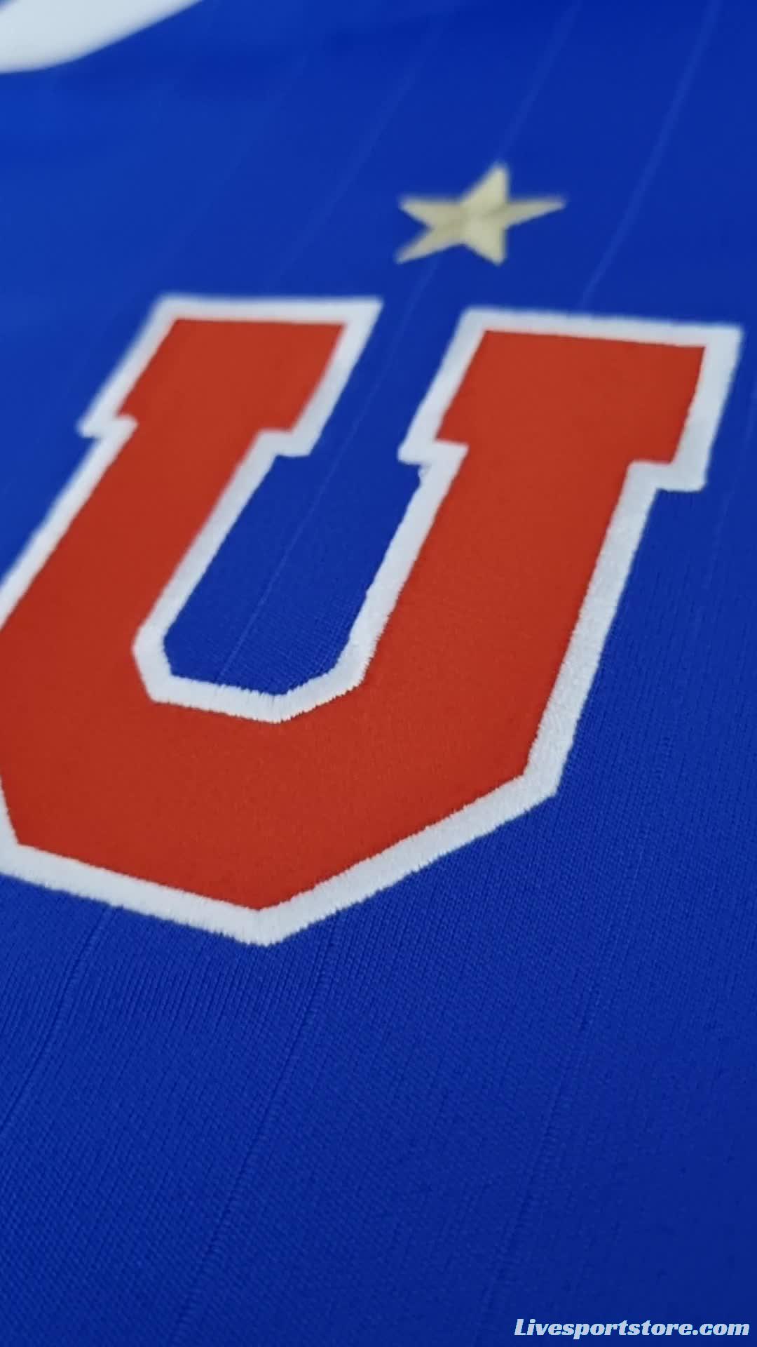 22/23 University of Chile home Soccer Jersey