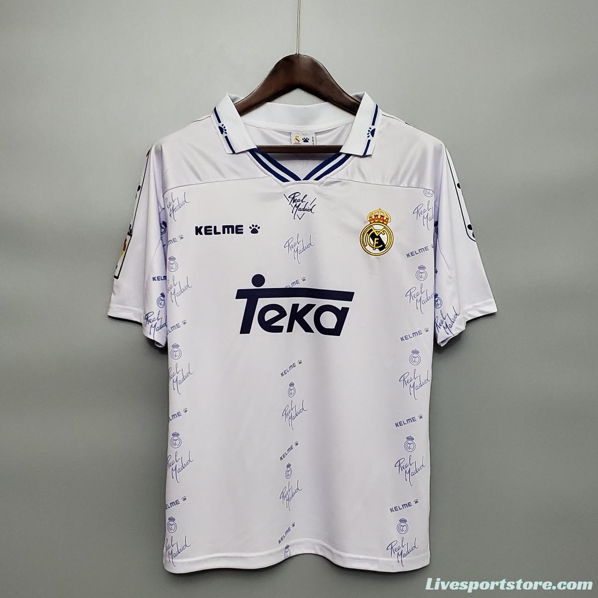 Retro Real Madrid 94/96 home Soccer Jersey