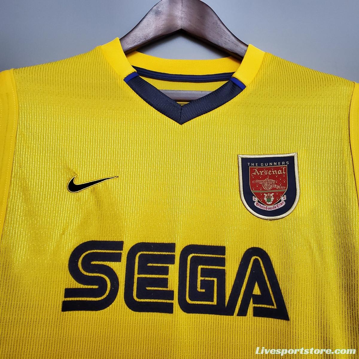 Retro Arsenal 99/00 away Soccer Jersey