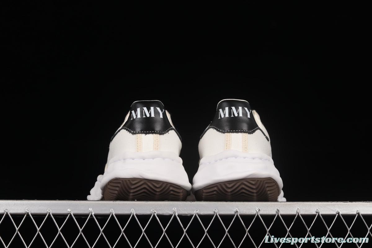 MMY/Maison MIHARA YASUHIRO Wayne Original Sole Leather Low Sneaker Japanese Conceptual Fashion designer Mihara Kangyu brand shell front page deformed retro dissolved snow cake bottom