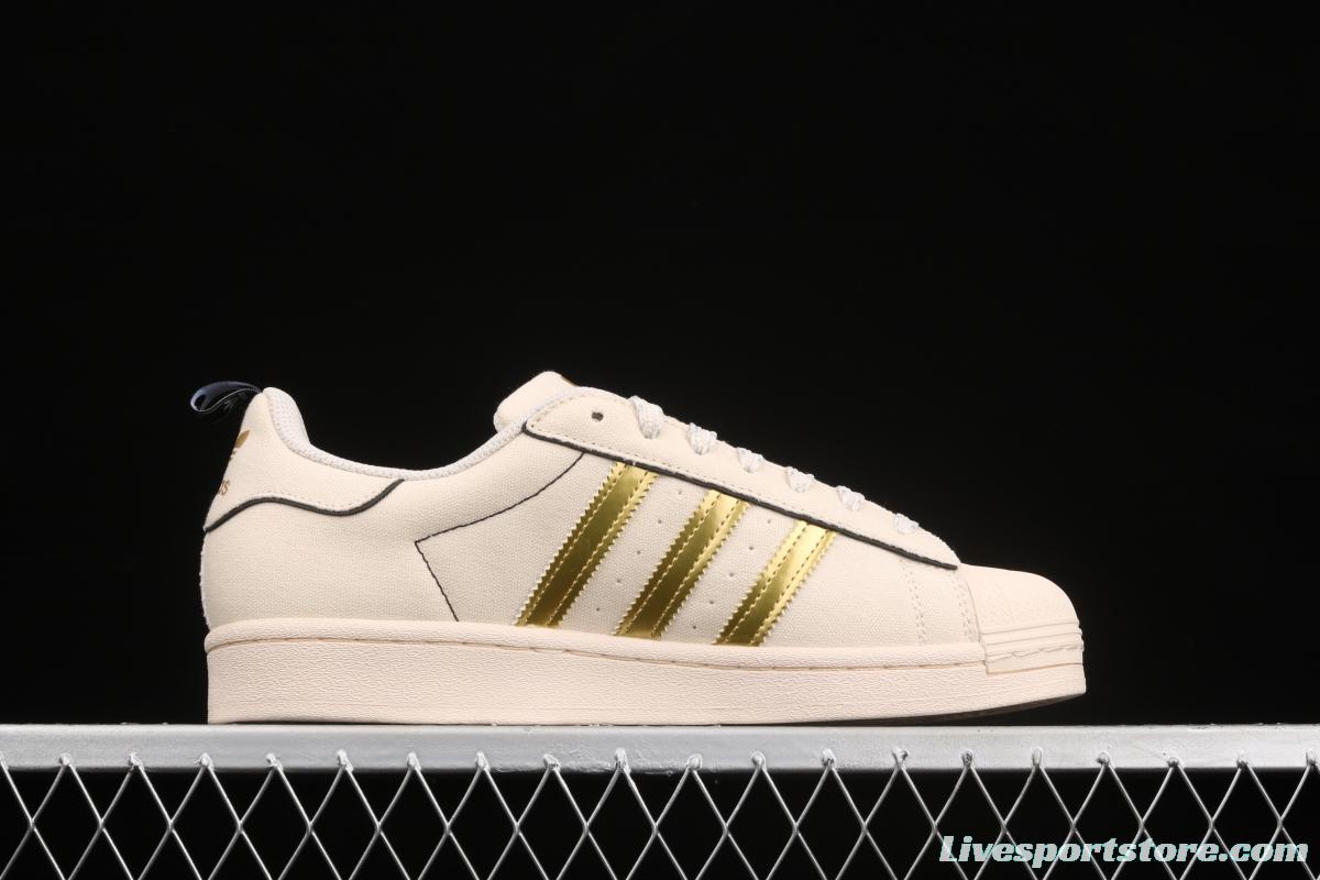 Adidas Superstar GX7916 shell head canvas leisure sports board shoes