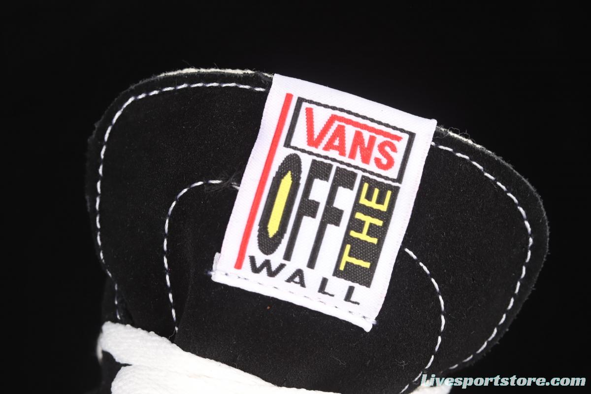 Vans Vault OG Era Sk8 Hi Lx 21ss high-end regional dairy cow leopard suede canvas shoes VN0A5HUU4MB