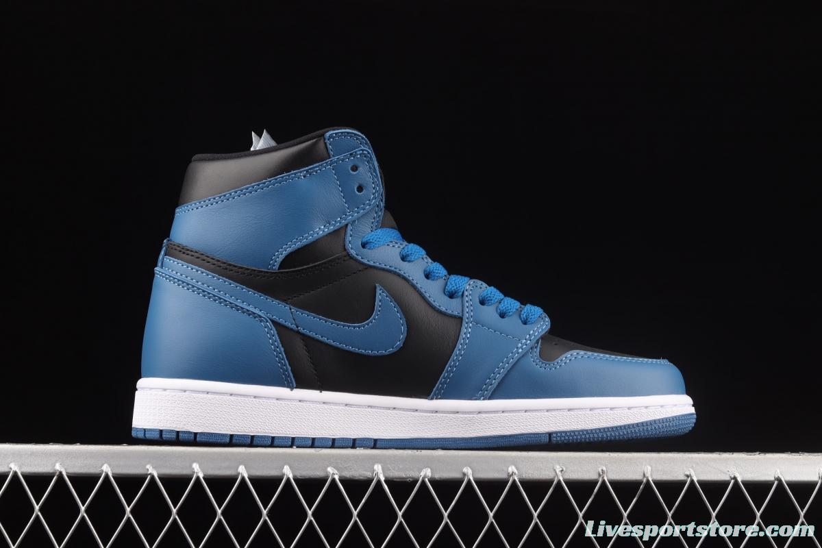 Air Jordan 1 Retro High OG Dark Marina Blue Royal Blue 2.0 high top basketball shoes 555088-404