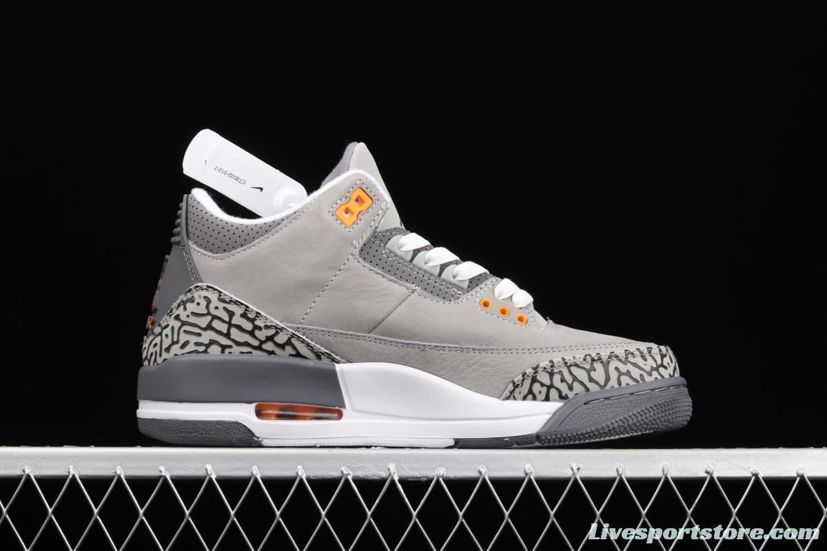 Air Jordan 3 Cool Grey AJ3 Joe 3 Wolf CT8532-012