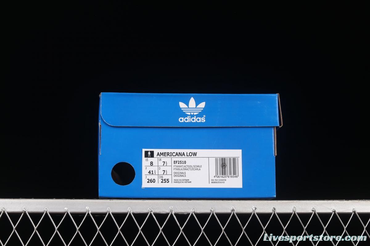 Adidas Originals Americana low EF2510 clover breathable fabric face campus wind low upper board shoes