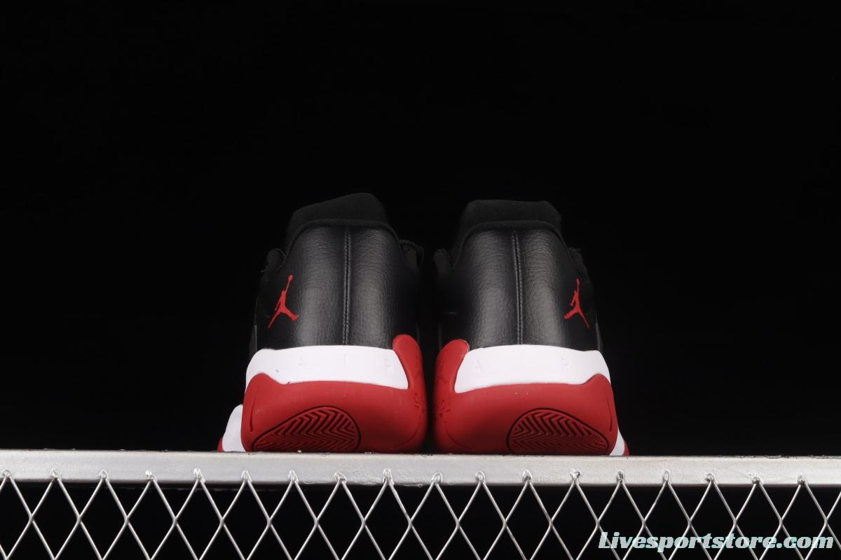 Air Jordan 11 CMFT Low 1 lacquered leather black and red low side anti-skid shock absorber basketball shoes DM0844-005