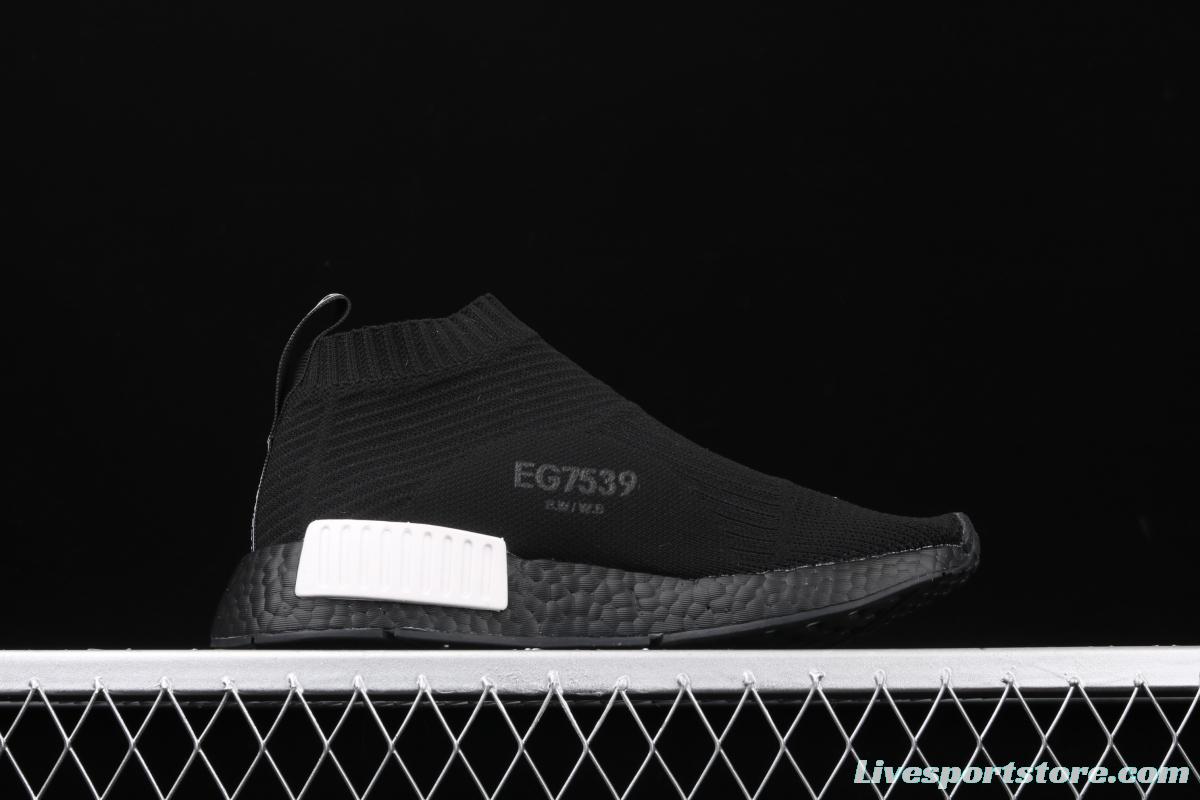 Adidas NMD CS1 competes for Cloud Black EG7539 stretch knitted sock shoes