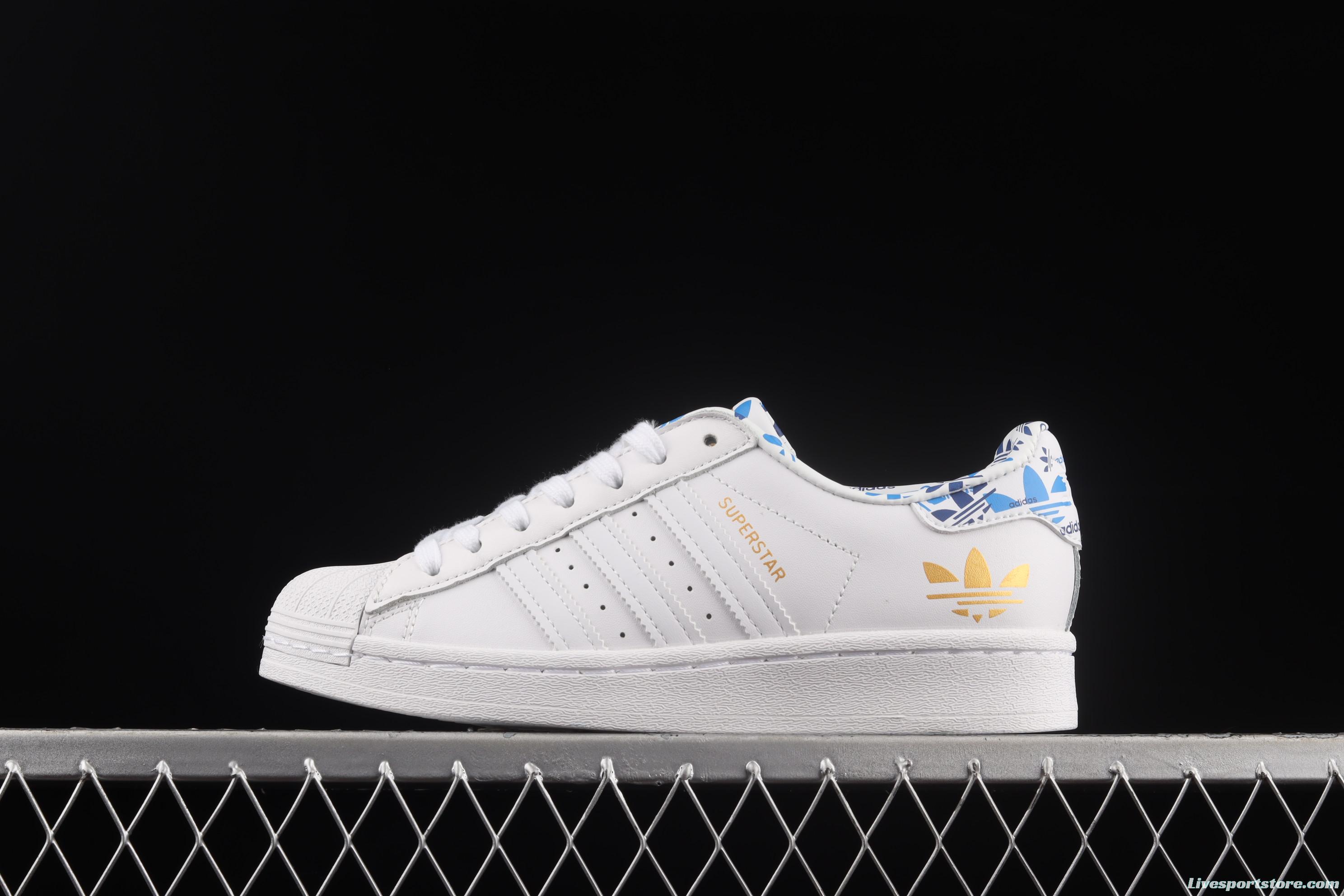 Adidas Originals Superstar HO0186 shell head classic leisure board shoes