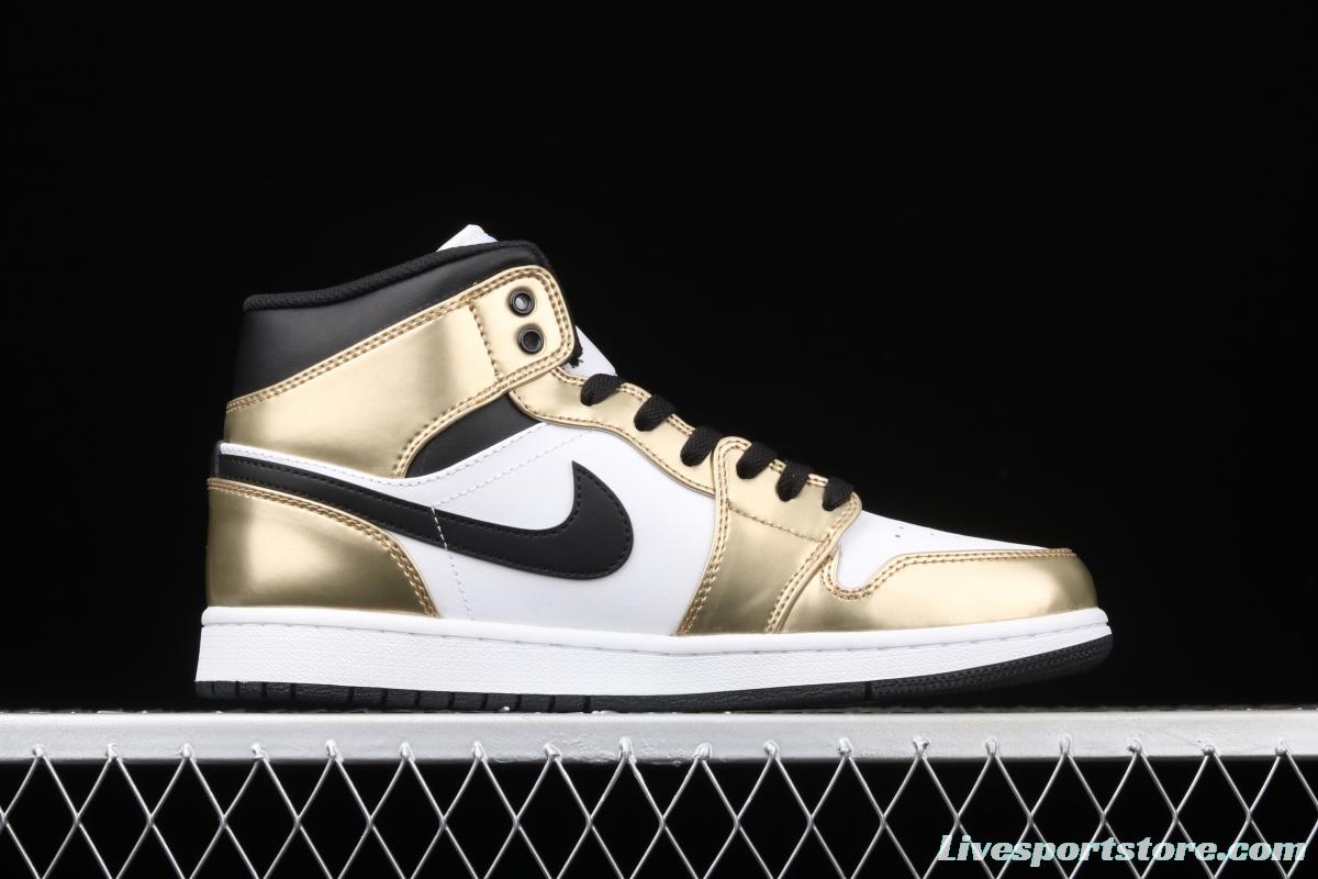 Air Jordan 1 Mid liquid gold DC1419-700