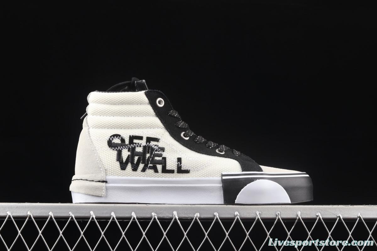 Vans Vault Sk8-Hi Reissue Ca deconstruction high top 3M reflective canvas vulcanized shoes VN0A3WM1TUU