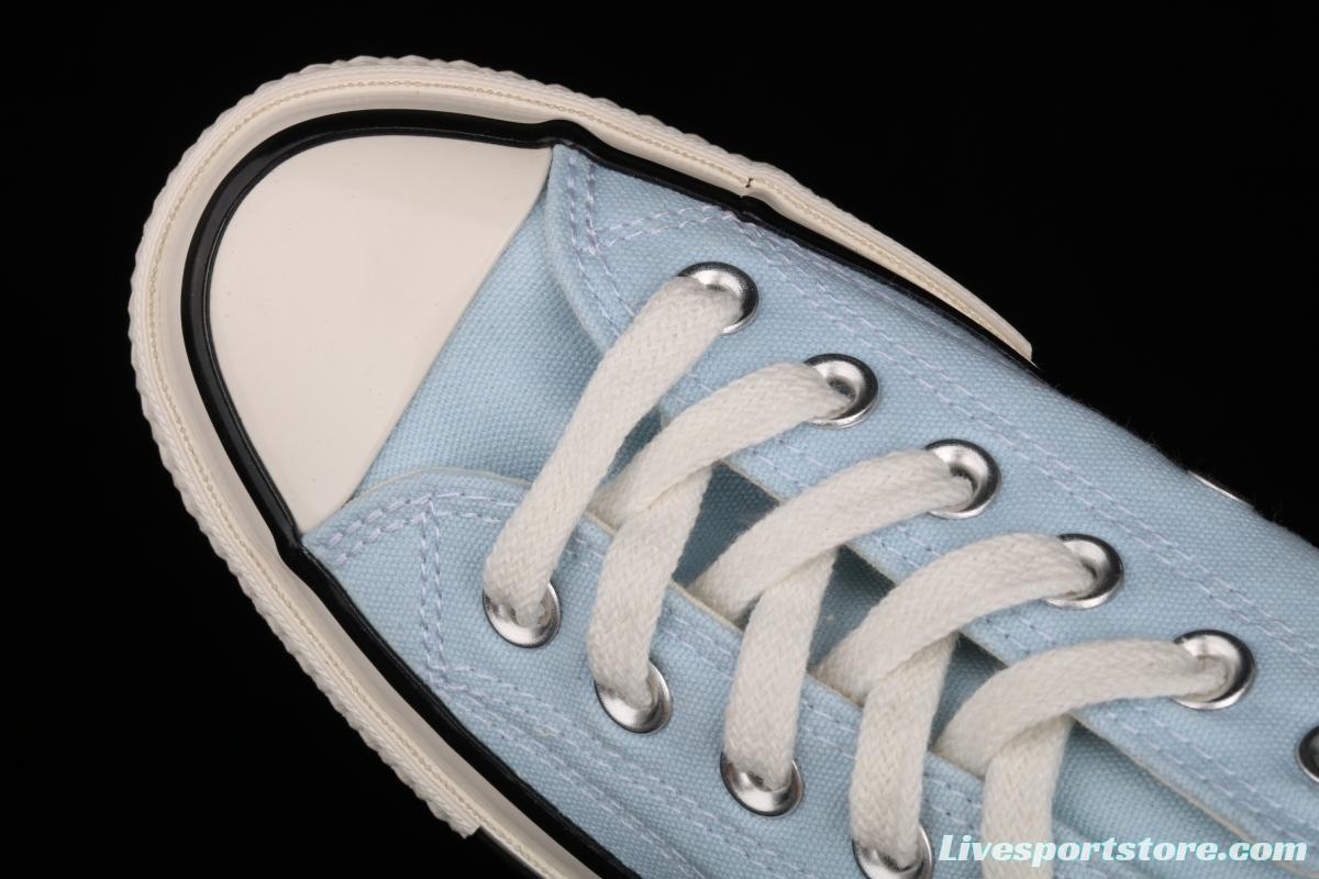 Converse Chuck 70s summer new color water blue new color matching low upper casual board shoes 570789C