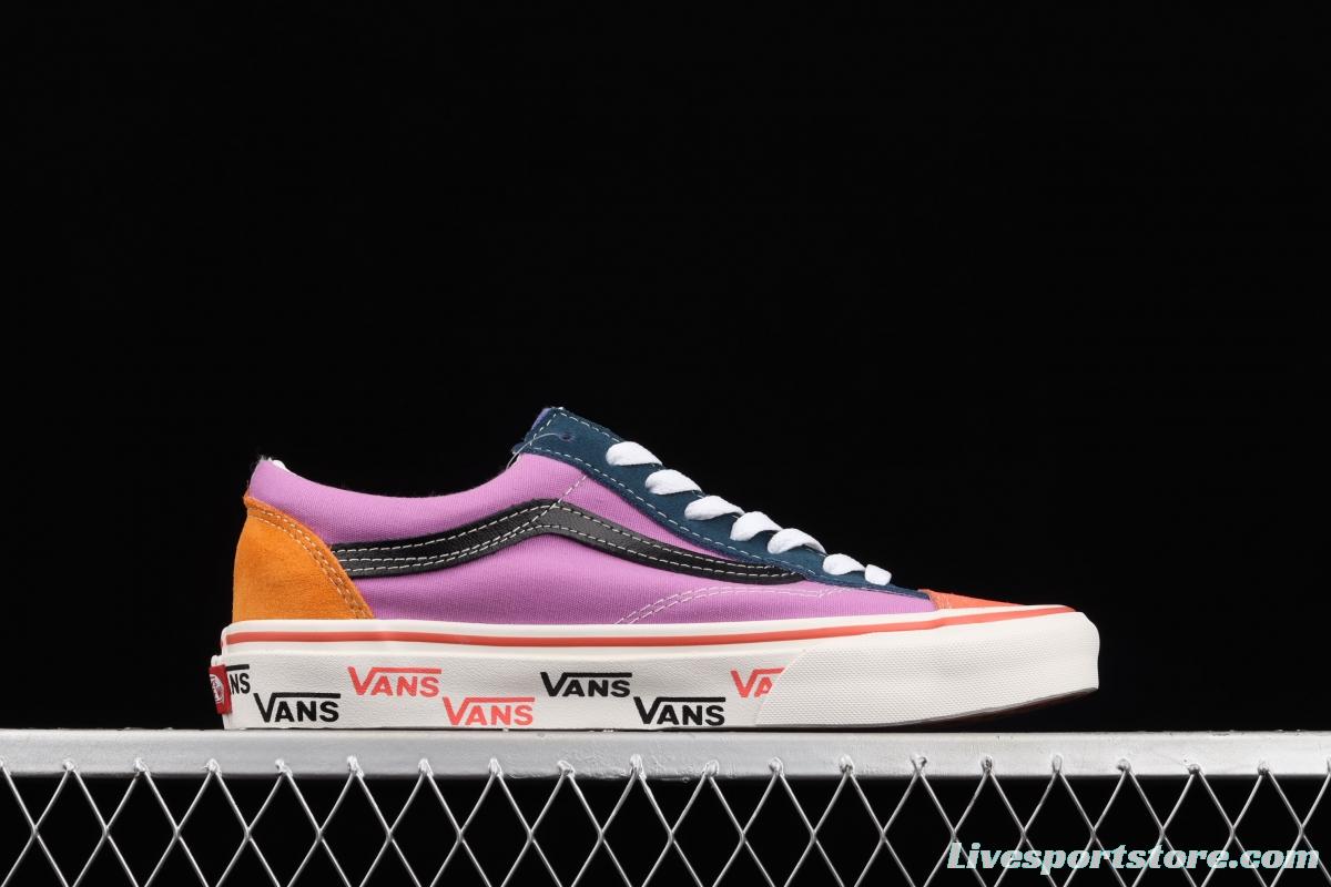 Vans Style 36 ice cream cream blue matching mandarin duck low upper board shoes VN0A54F66TA