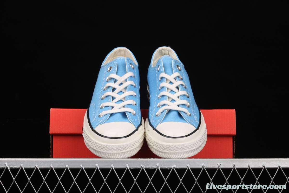 Converse Chuck 70s new spring color lake water blue matching low-top casual board shoes 171569C