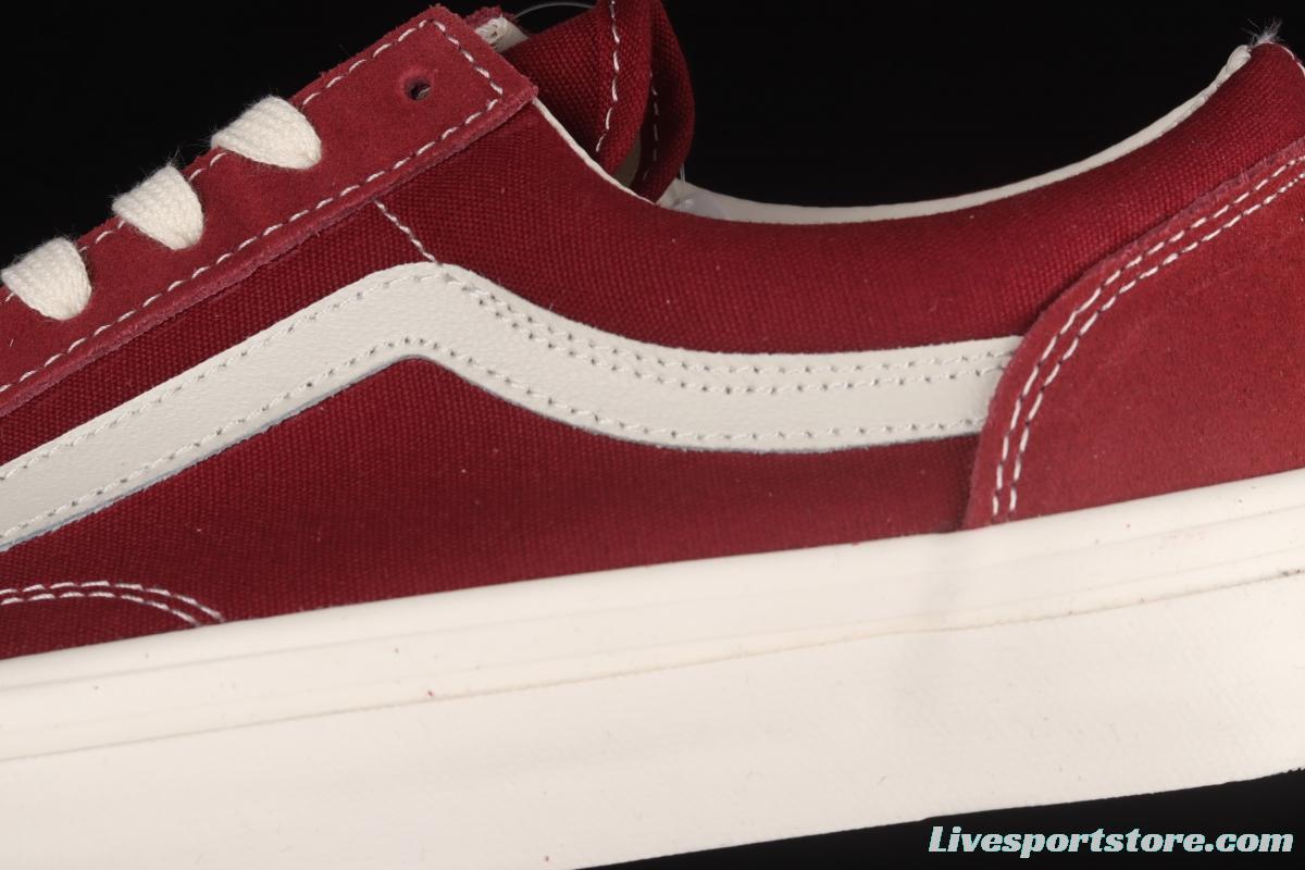 Vans Vault OG Style 36 Lx Vance high-end retro suede canvas spliced low-top shoes VN0A4BVE9X7