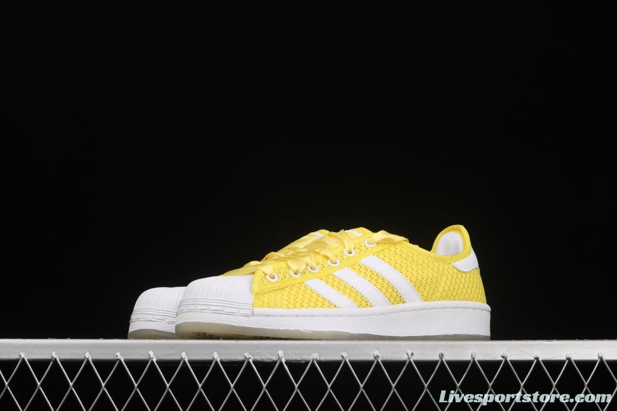 Adidas Originals Superstar S82581 shell head woven breathable leisure board shoes