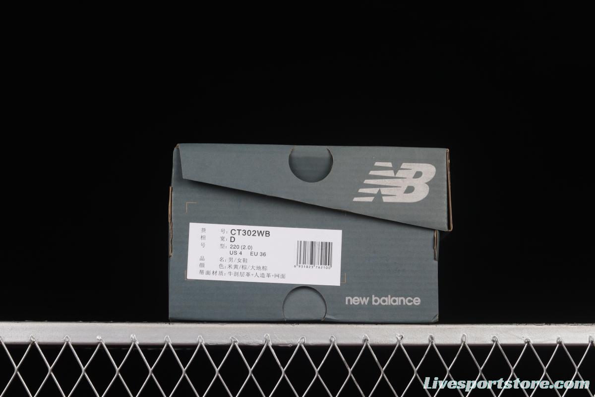 New Balance 302 series Li Zhien same style heightened thick bottom casual shoes CT302WB