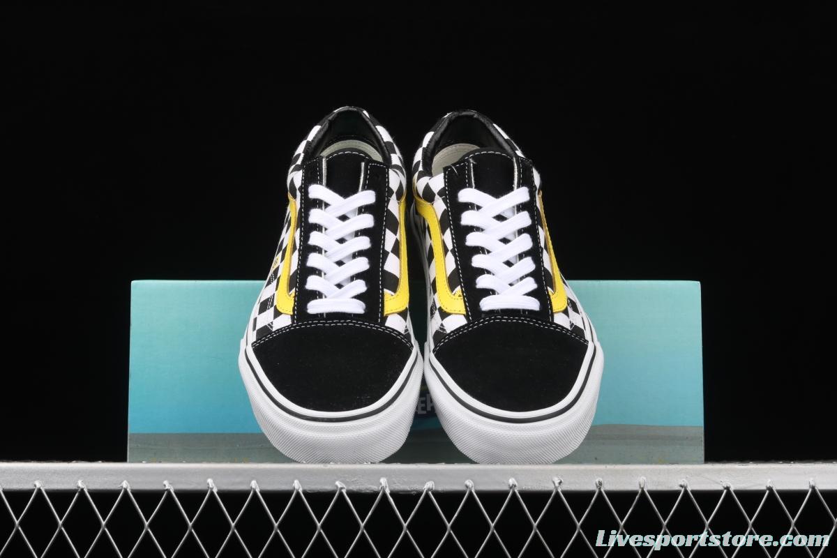 SpongeBob x Vans Old Skool co-signed VN0A38G19EK low-top casual board shoes.