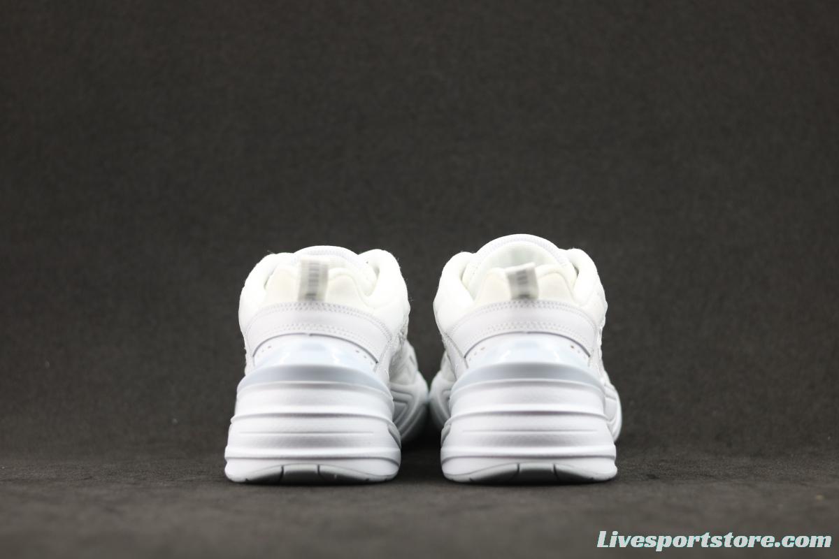 NIKE M2K Tekno all-white color retro sports daddy shoes AV4789-101