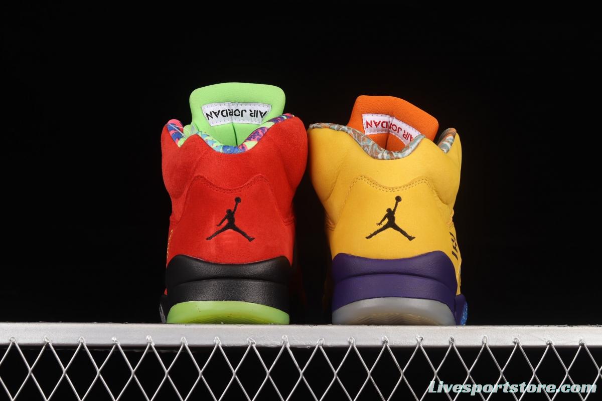 Air Jordan 5 What The red and yellow mandarin duck CZ5725-700