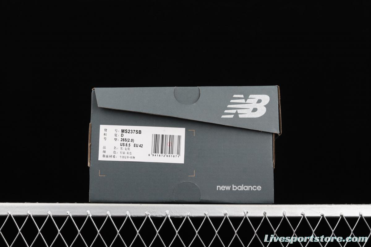 New Balance MS237 series retro leisure sports jogging shoes MS237SB