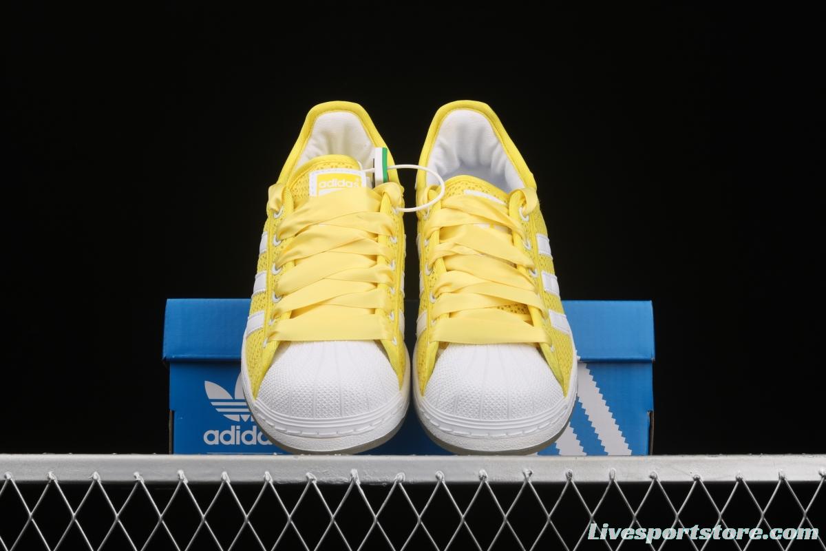 Adidas Originals Superstar S82581 shell head woven breathable leisure board shoes