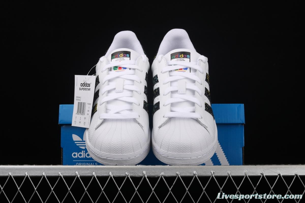 Adidas Originals Superstar FW3692 shell head casual board shoes