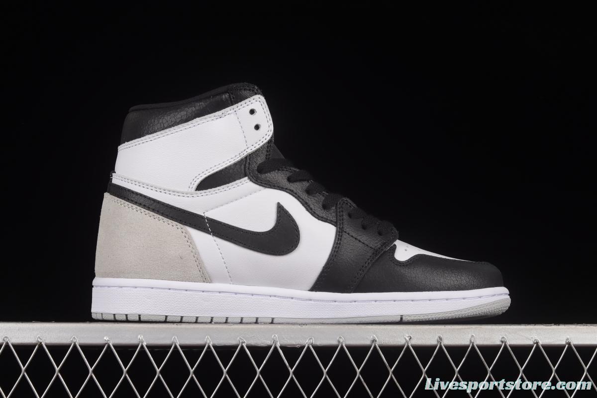 Air Jordan 1 High OG Stage Haze Black Grey Toe 555088-108