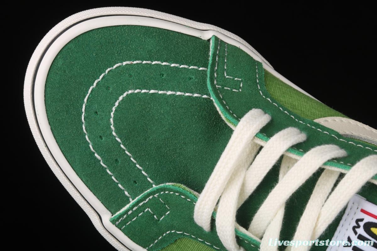 Vans Sk8-Low Reissue S classic avocado green low-top casual board shoes VN0A4UWI4WS canvas shoes