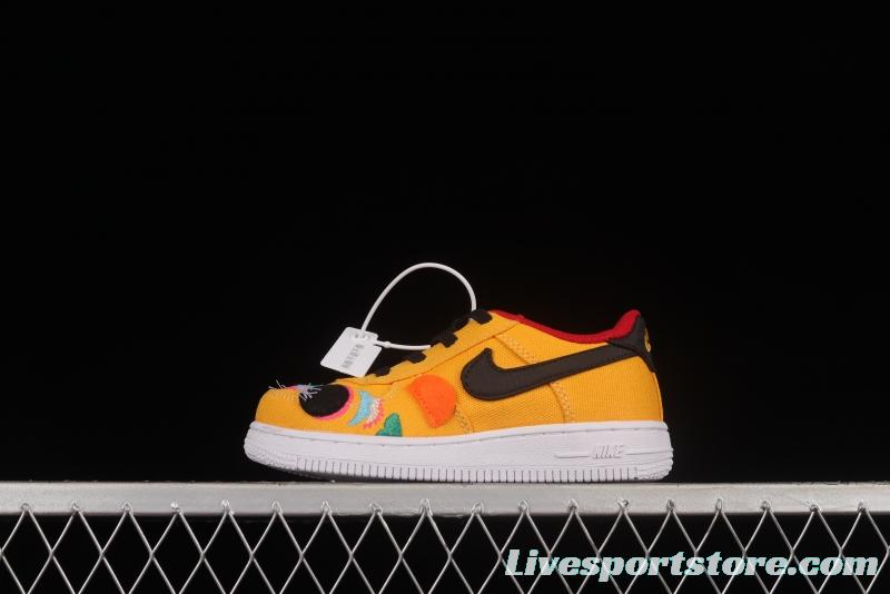 NIKE Air Force 1'07 TD New Year Tiger Canvas Size Kids DQ5072-701