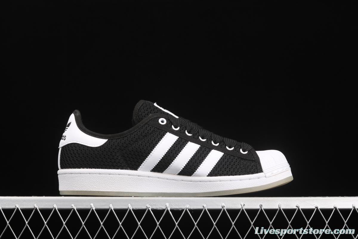 Adidas Originals Superstar S82584 shell head knitting breathable leisure board shoes