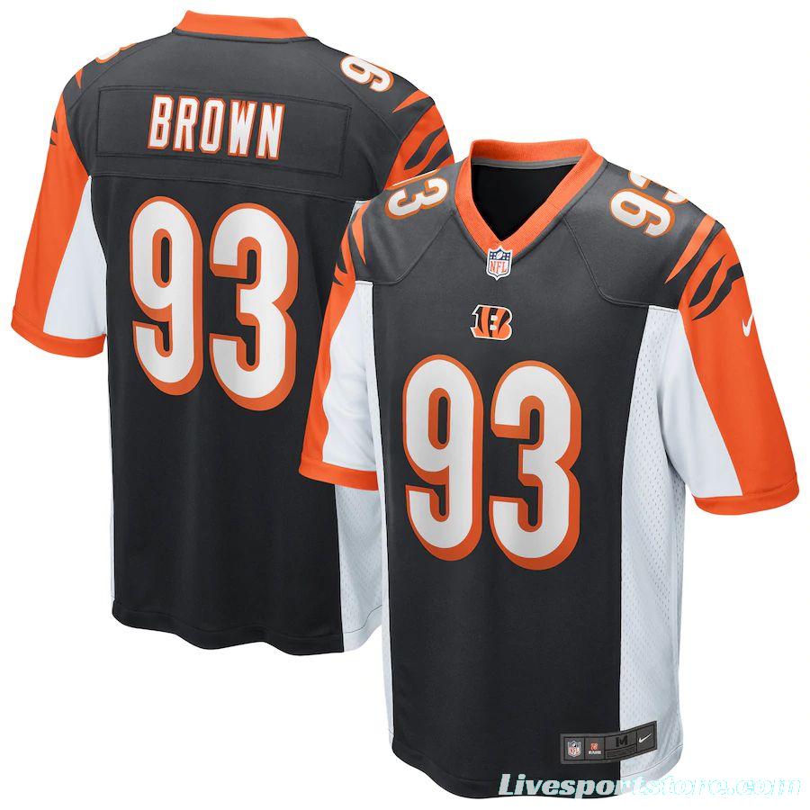 Men's Andrew Brown Black Player Limited Team Jersey