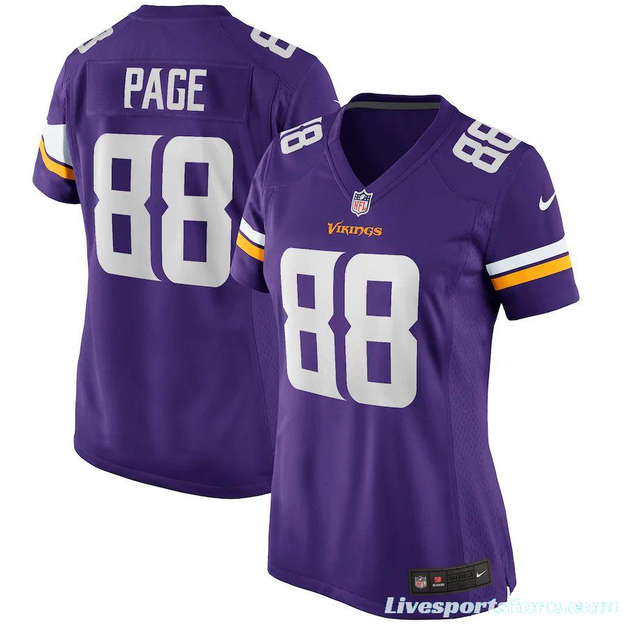 Women's Alan Page Purple Retired Player Limited Team Jersey