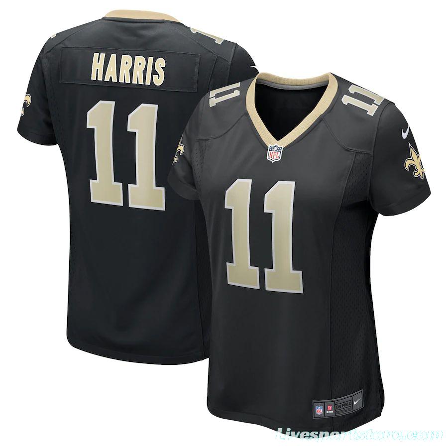 Women's Deonte Harris Black Player Limited Team Jersey