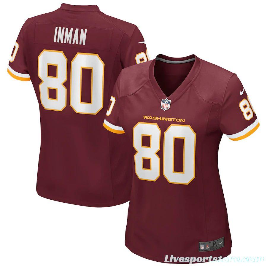 Women's Dontrelle Inman Burgundy Player Limited Team Jersey