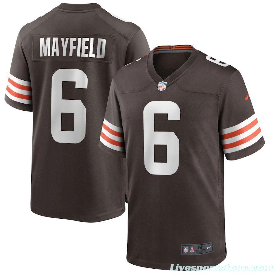 Men's Baker Mayfield Brown Player Limited Team Jersey