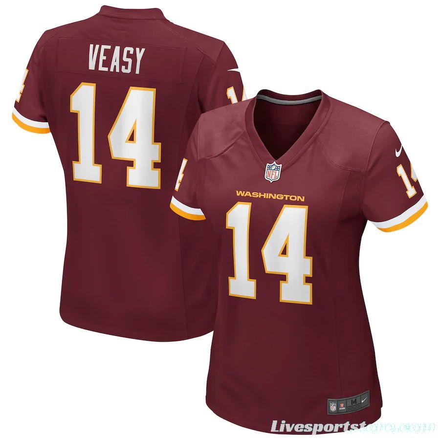 Women's Jordan Veasy Burgundy Player Limited Team Jersey